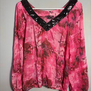 Rock & Roll Cowgirl sheer summer blouse